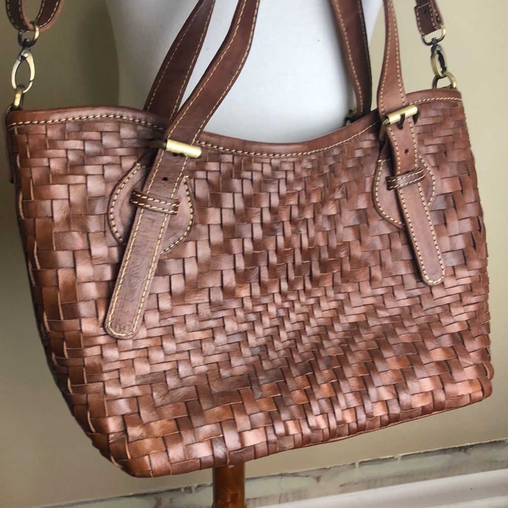 DeMamora Leather shoulder bag - large